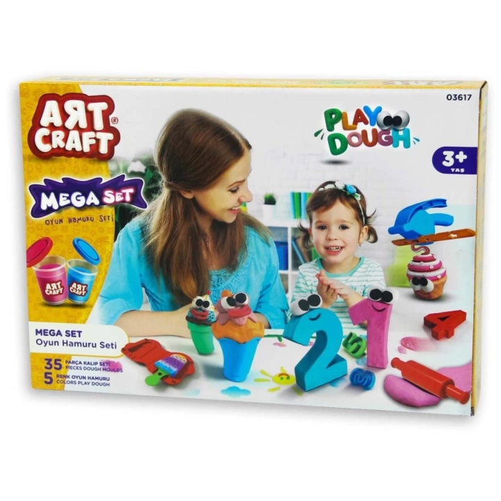 BFS   Dede Art Craft Mega Oyun Hamuru Seti