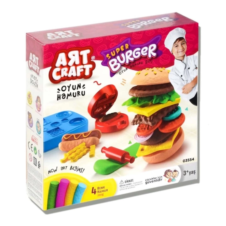 BFS   Dede Hamburger Oyun Hamuru Seti