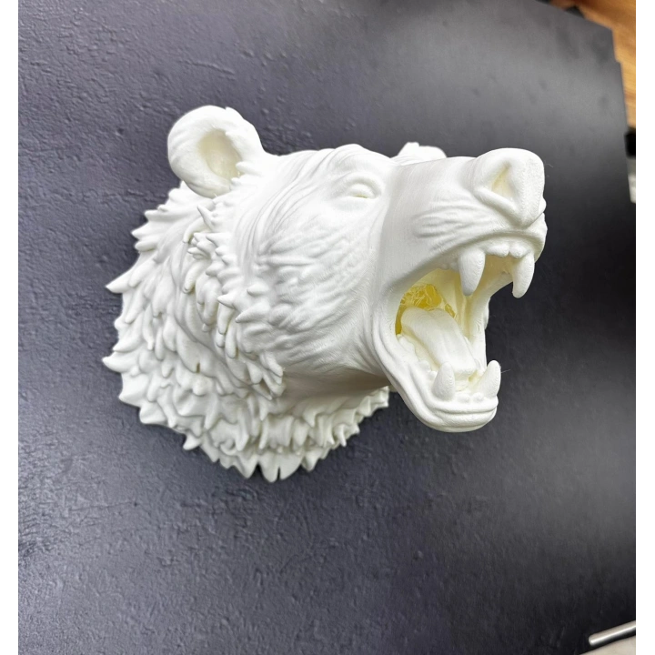 BFS Dekoratif Beyaz Ayı Duvar Heykeli Asılabilir Hediyelik 25x19 cm