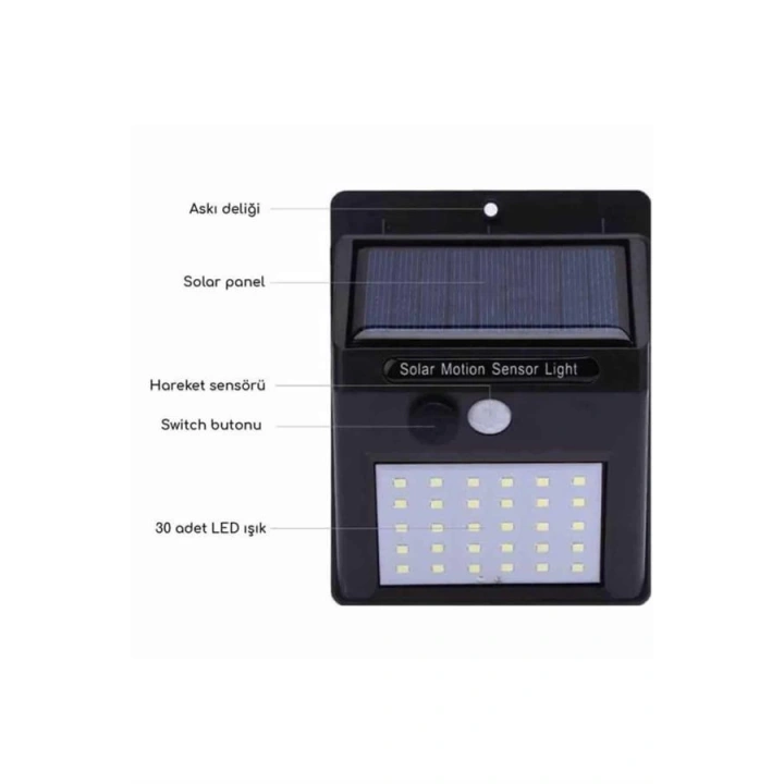 BFS Dekoratif Lamba Güneş Enerjili Aydınlatma Dış Mekan Lambası