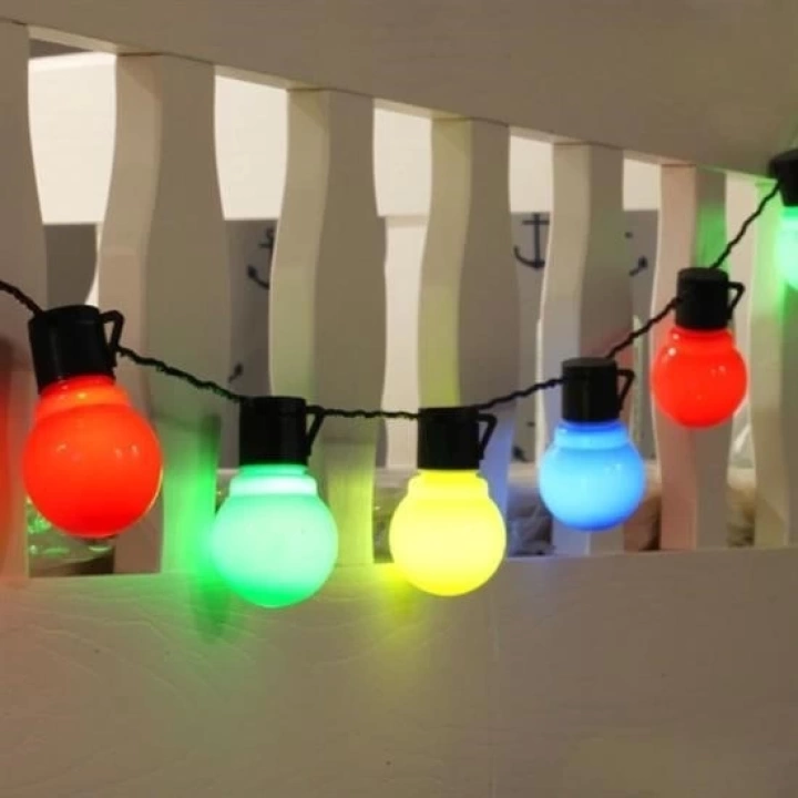 BFS  Dekoratif Minik Top 40 Ledli Dekoratif Dolama Led Işık (RGB)