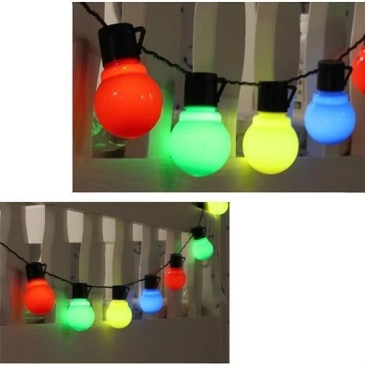 BFS  Dekoratif Minik Top 40 Ledli Dekoratif Dolama Led Işık (RGB)