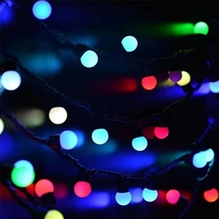 BFS  Dekoratif Minik Top 40 Ledli Dekoratif Dolama Led Işık (RGB)