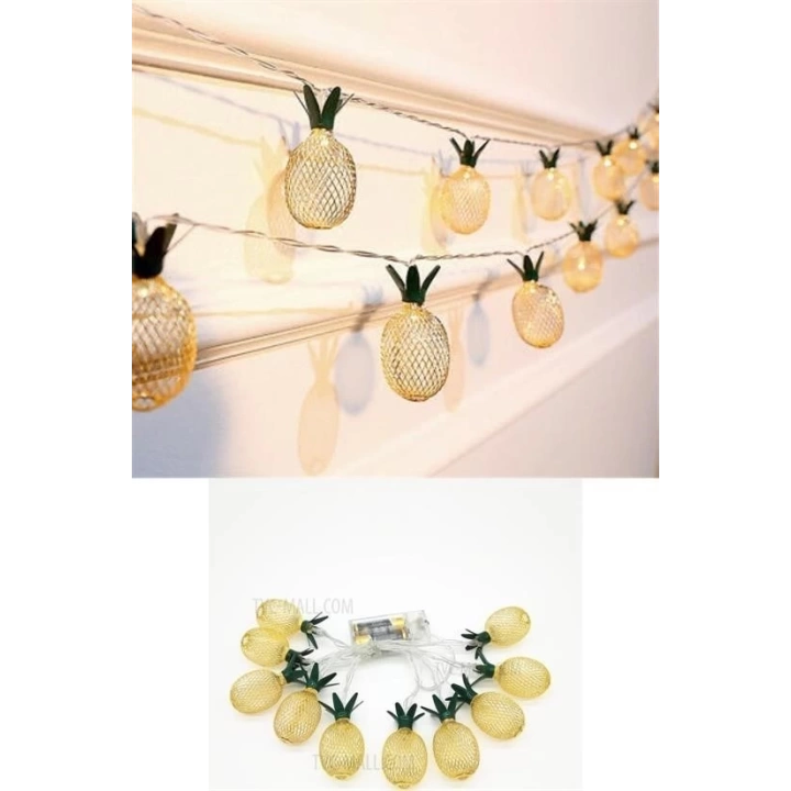 BFS  Dekoratif Pilli Pineapple Ananas Pilli Şerit Led Işık (1 Metre)