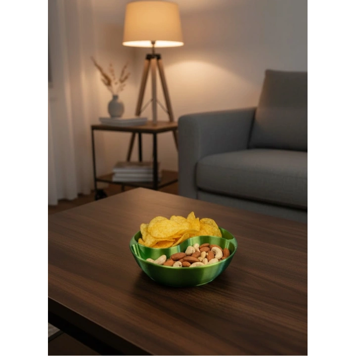 BFS Dekoratif Yeşil Çerezlik Kase 4’lü Set 3x12 cm