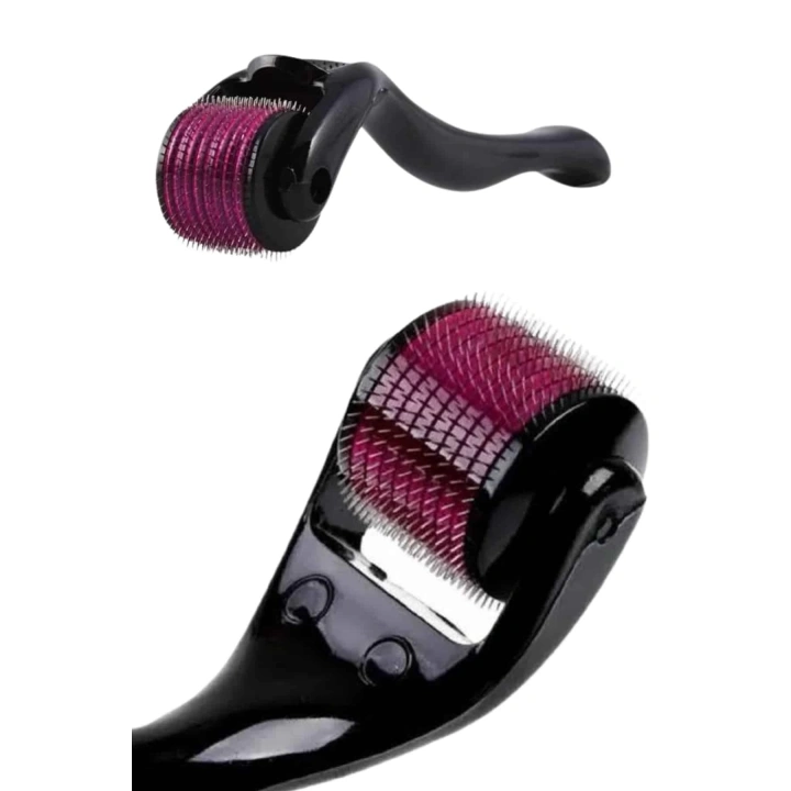 BFS Derma Roller Titanyum Uçlu 540 İğneli 1 Mm Saç Sakal Çıkarma Ve Cilt Bakım Masaj Aleti