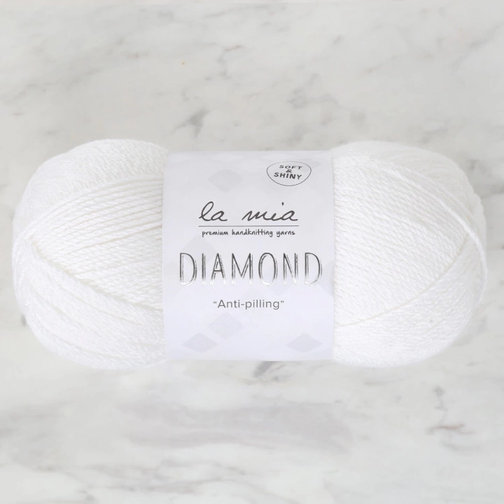 BFS  Diamond Beyaz El Örgü İpi - L001 - 33721