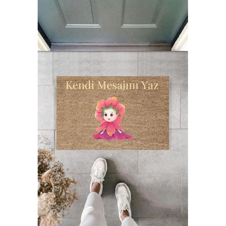 BFS Dijital Baskı Kişiye Özel İç Kapı Dekorasyon Paspas  PS11194