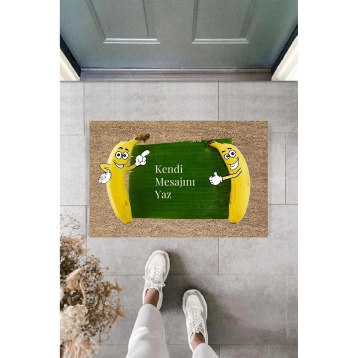 BFS Dijital Baskı Kişiye Özel İç Kapı Dekorasyon Paspas  PS11202