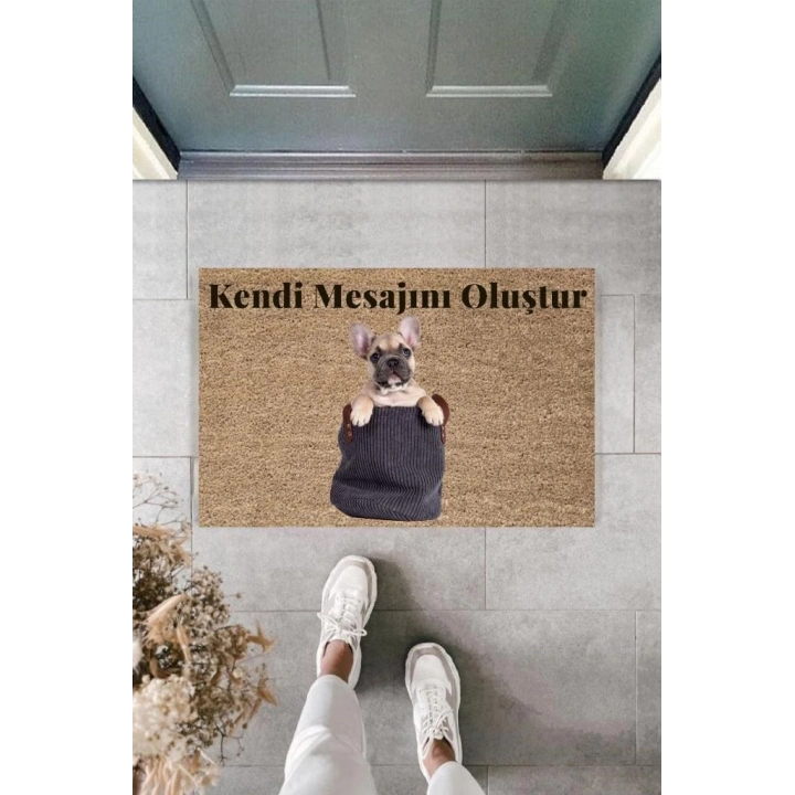 BFS Dijital Baskı Kişiye Özel İç Kapı Dekorasyon Paspas  PS11216