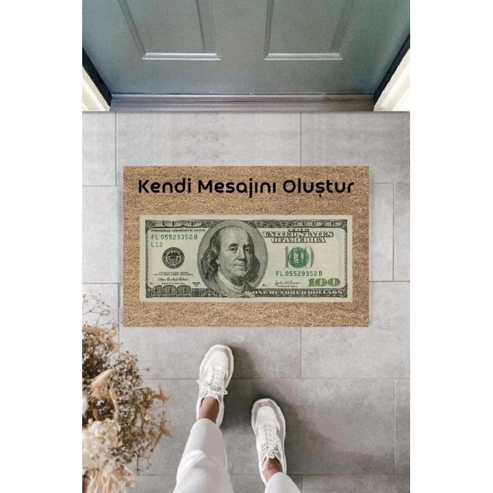 BFS Dijital Baskı Kişiye Özel İç Kapı Dekorasyon Paspas  PS11231