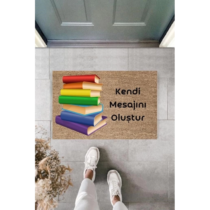 BFS Dijital Baskı Kişiye Özel İç Kapı Dekorasyon Paspas  PS11239
