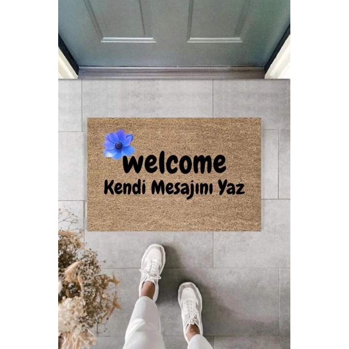 BFS Dijital Baskı Kişiye Özel İç Kapı Dekorasyon Paspas PS11317