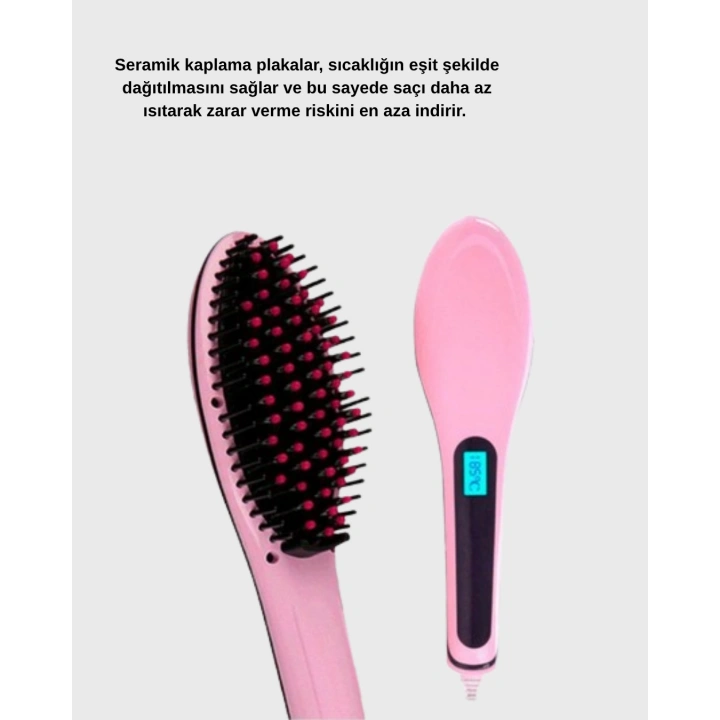 BFS Dijital Ekranlı Saç Düzleştirici İyon Teknolojili 80-230°C Ayarlı