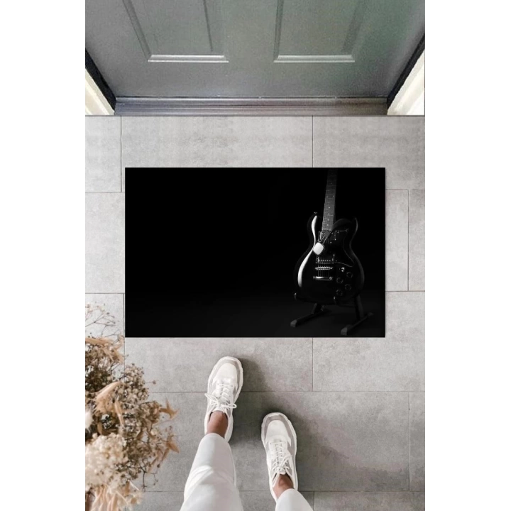 BFS Dijital Elektro Gitar Siyah Kapı Paspası Dış Mekan Paspas K-2117