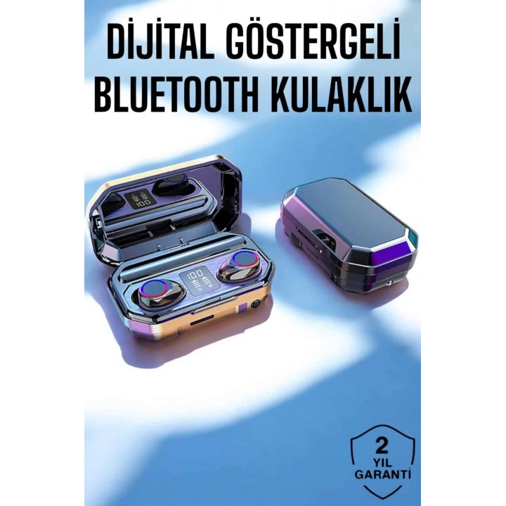 BFS Dijital Göstergeli Bluetooth Bağlantılı Kulaklık Dokunmatik Kontrol