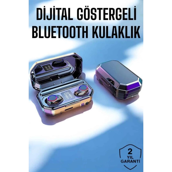 BFS Dijital Göstergeli Bluetooth Bağlantılı Kulaklık Dokunmatik Kontrol