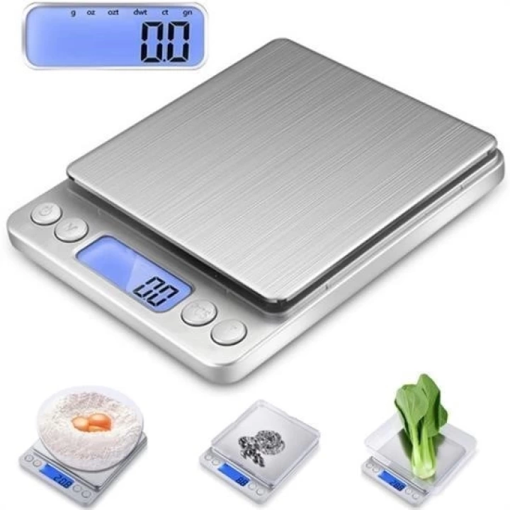 BFS  Dijital Hassas Mutfak Terazisi Hassas Tartı 2000 Gr/01 Gr Hassasiyet