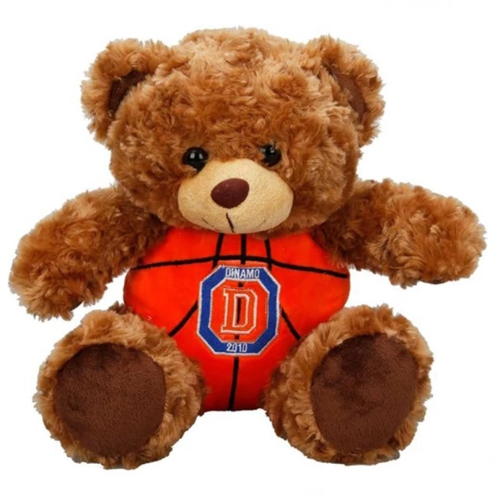 BFS   Dinamo Basketbol Topu Gövdeli Oturan Peluş Ayı 30 cm.