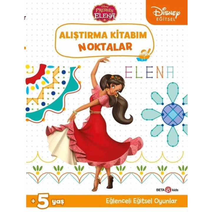 BFS   Disney Eğitsel Prenses Elena Alıştırma Kitabım Noktalar