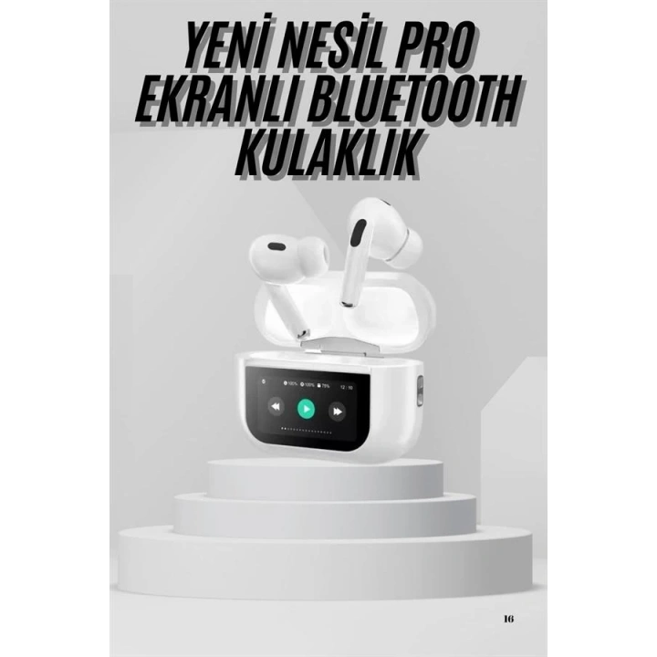 BFS Dokunmatik Ekranlı Air Pro 2 ANC Kulaklık Kablosuz Çok Fonksiyonlu