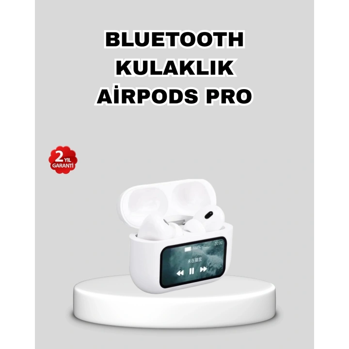 BFS Dokunmatik Ekranlı Bluetooth Kulaklık – ANC, Suya Dayanıklı, Powerbank Kutulu