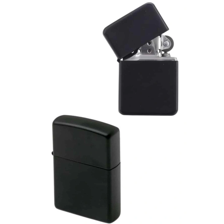 BFS Doldurulabilir Siyah Benzinli Çakmak Metalik