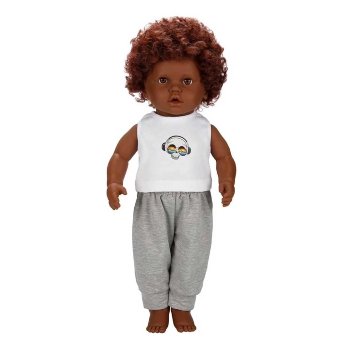 BFS  Dollzn More Dada Kıvırcık Saçlı Bebek 60 cm