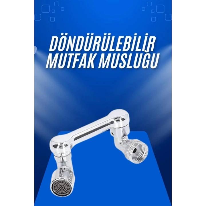 BFS Döndürülebilir Musluk Mutfak Banyo Musluk Ucu Başlığı 4 Filtreli