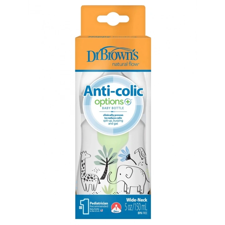 BFS  Dr.Browns Geniş Ağız PP Antikolik Options Biberon  150ml Erkek