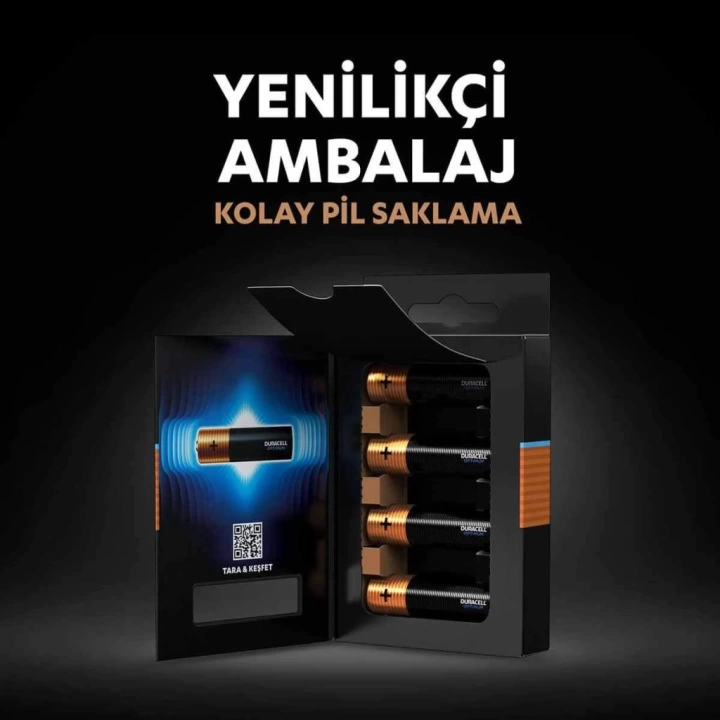 BFS   Duracell 4Lü Optimum AA Kalem Pil