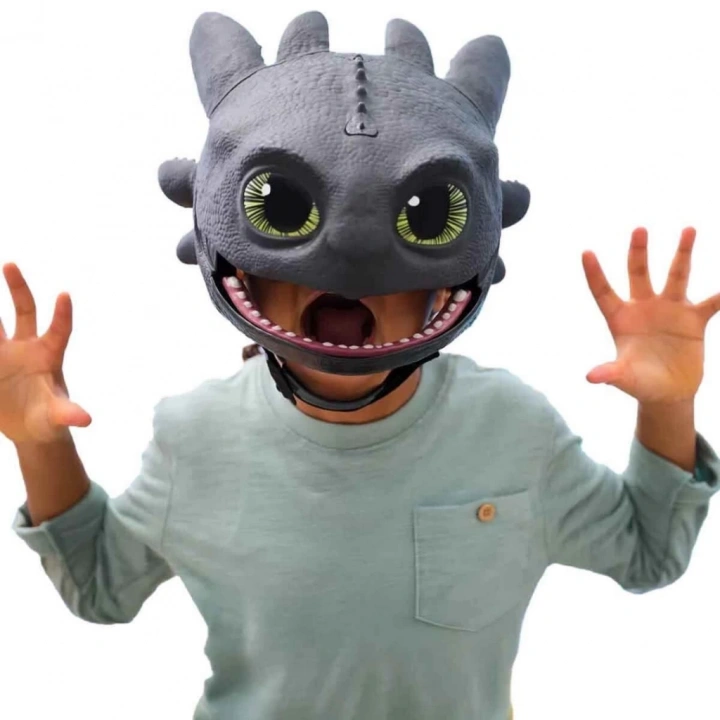 BFS  Ejderhayı Nasıl Eğitirsin? Toothless Sesli ve Işıklı Maske 38 cm