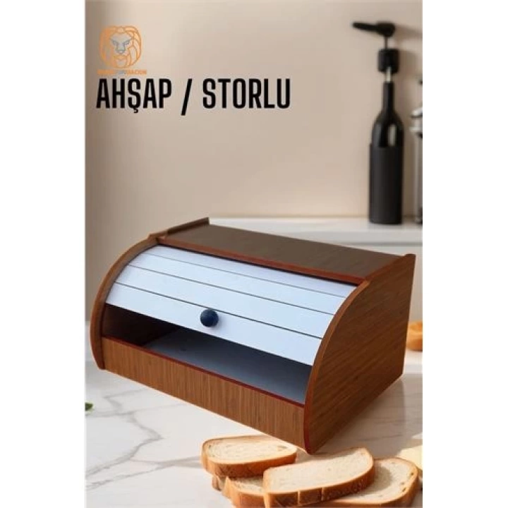 BFS Ekmek Dolabı Storlu Ahşap BEYAZ