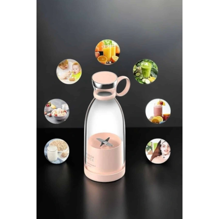 BFS El Blender Taşınabilir Meyve Blender Şarj Edilebilir Taşınabilir Blender Elektrikli