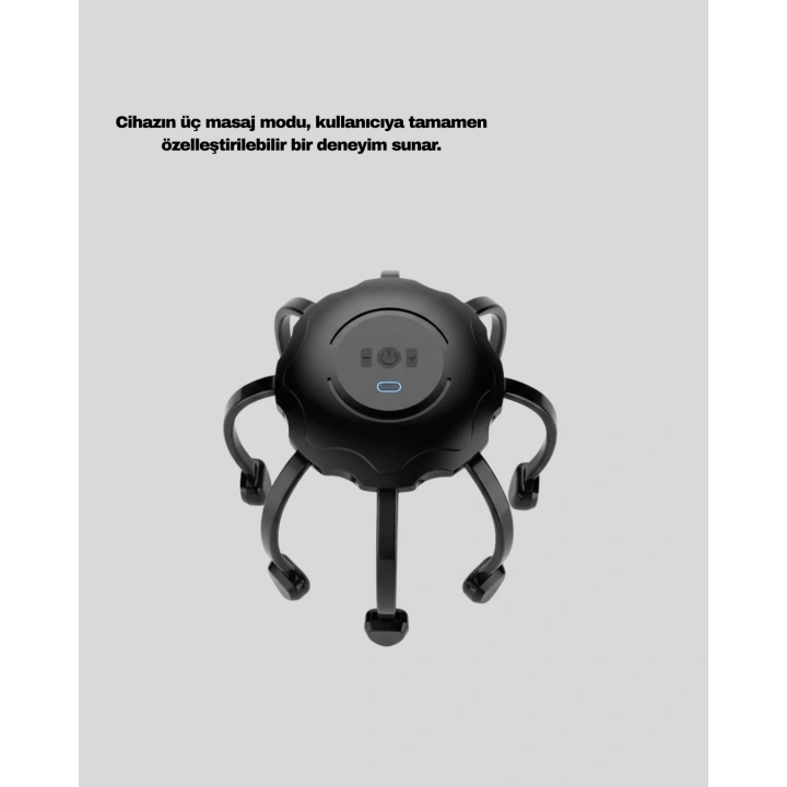 BFS Elektrikli Kafa Masaj Aleti Çok Noktalı 360 Derece Kapsama