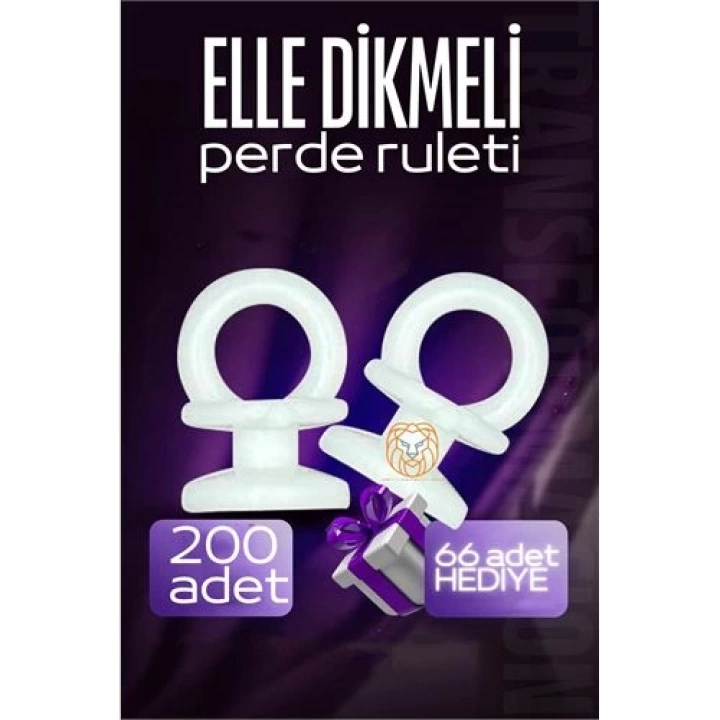 BFS Elle Dikmeli Perde Düğmesi Perde Ruleti 266 ADET