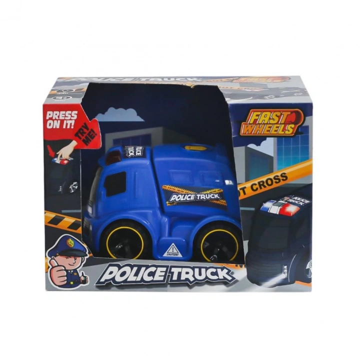BFS   ER-245 Fast Wheels Polis Kamyonu -Erdem Oyuncak