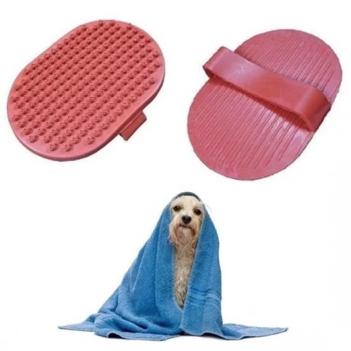 BFS  Ergonomik Masajlı Evcil Hayvan Kedi Köpek Yıkama Fırçası Aparatı