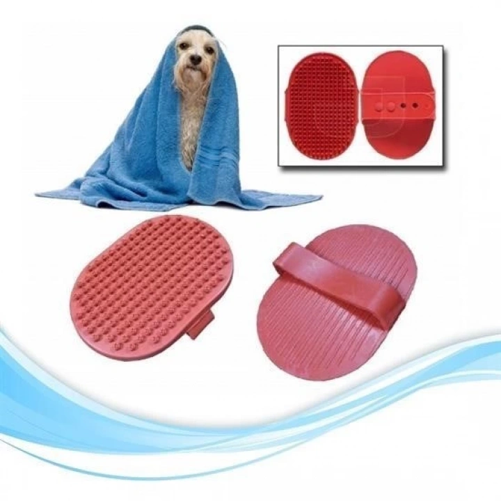 BFS  Ergonomik Masajlı Evcil Hayvan Kedi Köpek Yıkama Fırçası Aparatı