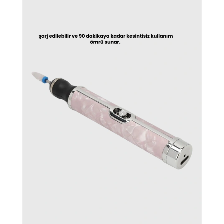 BFS Ergonomik Saplı 20.000 RPM Hız Kontrollü Manikür Pedikür Makinesi