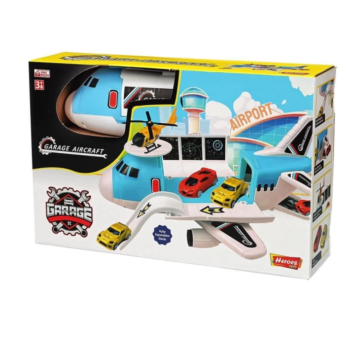 BFS   ERN-2012 Heroes Toys Uçak Garaj Seti - Eren Oyuncak
