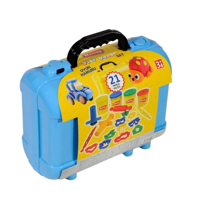 BFS   ERN-597 Heroes Premium Çantalı Oyun Hamuru Seti - Eren Oyuncak