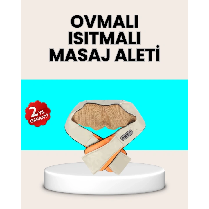 BFS Ev Tipi Ovmalı Isıtmalı Boyun Omuz Bel Masaj Aleti Kolay Kullanım