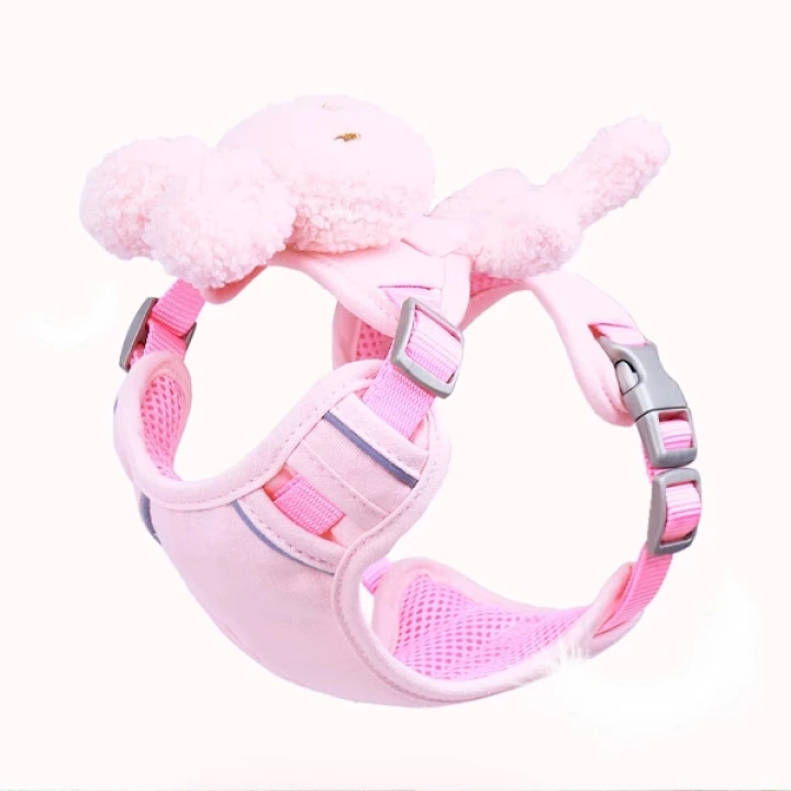 BFS Evcil Hayvan Peluş Ayıcıklı Göğüs Gezdirme Tasması Set