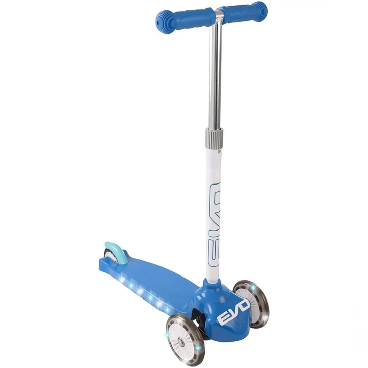 BFS   Evo Işıklı Move N Groove Mavi Üç Tekerlekli Scooter