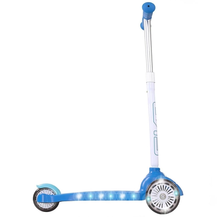 BFS   Evo Işıklı Move N Groove Mavi Üç Tekerlekli Scooter