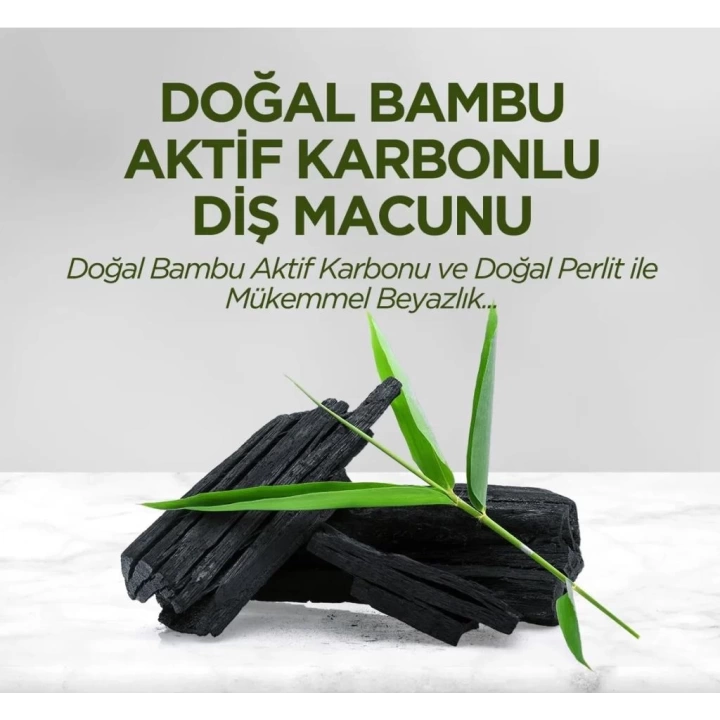 BFS   Eyüp Sabri Tuncer Doğal Bambu Karbonlu Diş Macunu 90 Gr