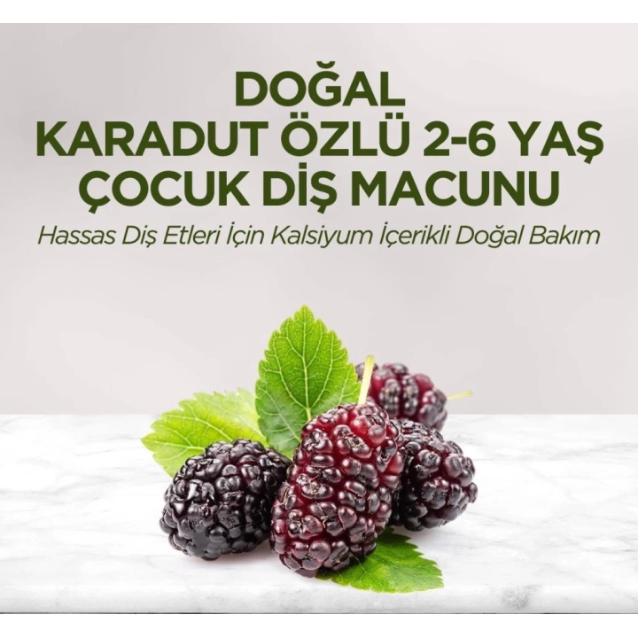 BFS   Eyüp Sabri Tuncer Doğal Karadut Özlü Diş Macunu 2-6 Yaş 60ml