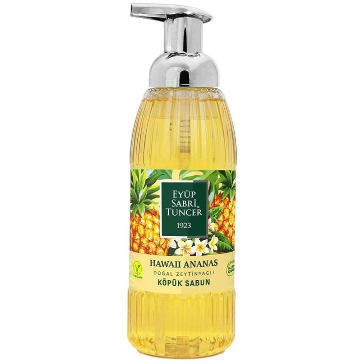 BFS   Eyüp Sabri Tuncer Doğal Zeytinyağlı Köpük Sabun 500 ml Hawaii Ananas