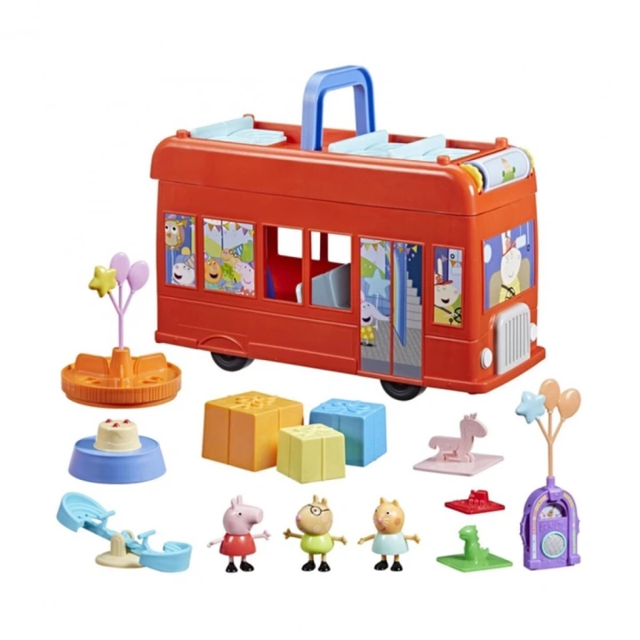 BFS  F8881 Peppa Pig 2si1 arada Part Otobüsü +3 yaş